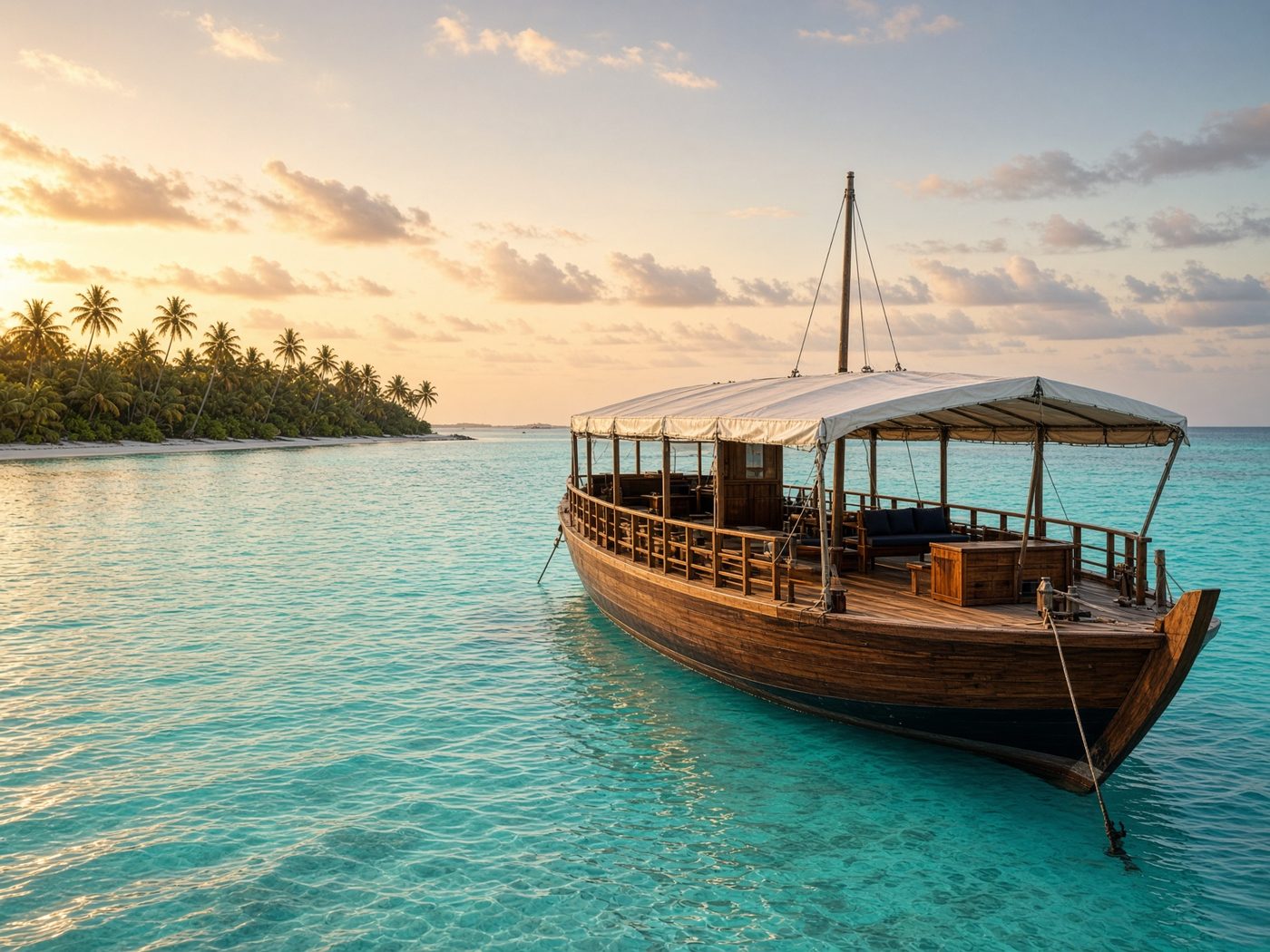 Safari liveaboard in a Maldives atoll